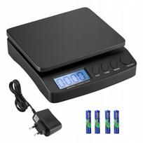 Skaitmeninės siuntinių svarstyklės 30 kg, LCD, tara, laikymo ir skaičiavimo funkcija, tikslumas 1 g