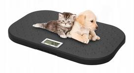Veterinarinės gyvūnų svarstyklės 40 kg, elektroninė LCD platforma