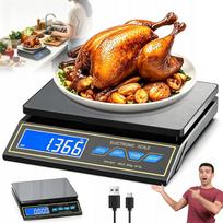 Virtuvinės svarstyklės 30 kg 1 g LCD nerūdijančio plieno
