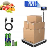 Skaitmeninės svarstyklės 200 kg, LCD ekranas, su taros funkcija