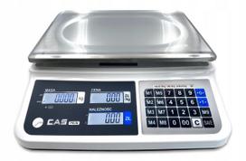 Elektroninės svarstyklės CAS CASPR2N-15CB, LCD, 15 kg, legalizuotos