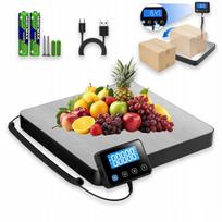 Elektroninės nerūdijančio plieno siuntų svarstyklės 200 kg LCD ekranas