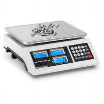 Elektroninės svarstyklės 30kg/0,5g, 3 LCD ekranai