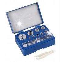 Svarstyklių kalibravimo svarelių rinkinys M2, 17 vnt., 211.1 g, 10 mg–100 g