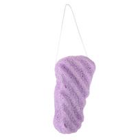Long Wave Type Big Size Body Konjac Wash Face Flutter Natural Facial Body Care Sponges Dry Purple pink