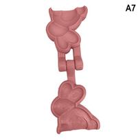 3D saulės žvaigždės lokio cake pop forma 3D spausdintas cake pop pjaustytuvas ir stūmiklis Nelipnios spurgų keksiukų formelės Kepimo įrankiai
