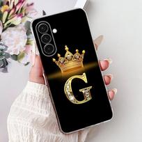 For Samsung Galaxy A36 5G Case SM-A366B Cute Letters Cover Soft Silicone Phone Case For Samsung A16 A 26 36 56 Galaxy A56 Fundas Samsung Galaxy A26 gray