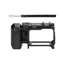 2 viename nuimamas kameros rankenos laikiklis, skirtas Insta360 Ace Pro 2 / Ace Pro veiksmo kamerai, priedai juoda