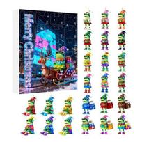 Seasonal Advent Calendar Resist Frog Design 24-Day Countdown Festive Family Activity Calendar Festive Atmosphere Enhancer C gray