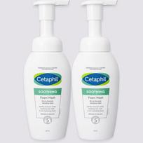 NEW Sensitive Skin Moisturizing Soothing Foam Cleansing 200ml x 2 white