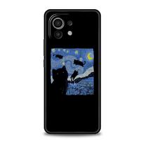 Phone Case Cover for Xiaomi Mi 17 15 14 13 12 11 Ultra 15T 14T 13T 12T 11T Pro Lite 5G Soft TPU Capas Cartoon Cat Fundas Capas Xiaomi 14T