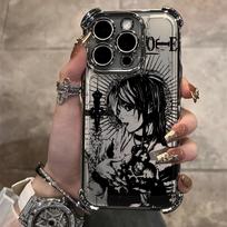 Luxury Deaths Notes Misa Plating Phone Case For Xiaomi 15T 15 14 13 Poco M7 F7 F4 F5 X7 X6 X5 X3 Pro Ultra 4G 5G Anti Airbag Xiaomi 15T 5G black