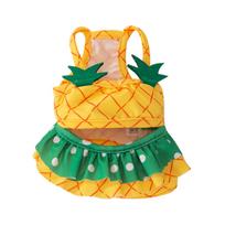 Summer Pet Cute Swimwear Sling Swimsuit Pet Bikini Clothes XL geltona