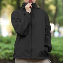 Women's Lightweight Waterproof Rain Jacket with Hood Windbreaker for Outdoor Hiking, Travel, Pink S geltona