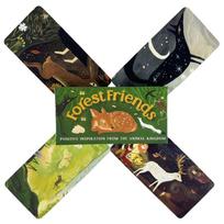 Forest Friends Oracle Cards 40 Mini Delightful Tarot Game Deck Positive Inspiration From The Animal Kingdom Wisdom Edition black