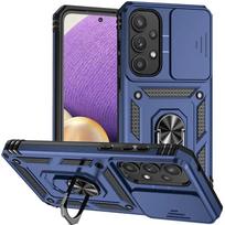 „Samsung Galaxy A14 A24 A54 A34 A05 A05S A15 A35 A55 A26 A36 A56“ dėklo žiedo laikiklis, atsparus smūgiams, „Coque“ objektyvo apsauginis dangtelis For Galaxy A26 mėlyna
