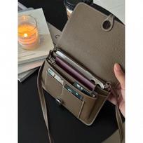 Multifunctional Passport Holder & Crossbody Phone Wallet gray