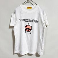 Tamagotchi Oyajitchi 100% Cotton T-shirt Mens Tees Top vintage L white