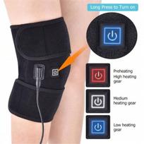 Heated And Vibrating Knee Massage Pad, heated knee massager - knee relaxation and warmth beige