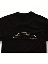 Unisex for Ds Pallas Retro Classic Car Graphic T-Shirt- Retro French Car Design with for Ds Logo S black