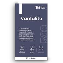 Vantalite L Glutathione Tablets for Skin Whitening 500mg | Glutathione Supplement with Alpha Lipoic Acid, Vitamin C, Vitamin E For Glowing Skin
