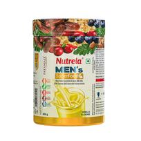 NUTRELA Men Superfoods With Whey Protein Powder - 400g, Vanilla Flavor | Everyday Fitness with Biofermented Multivitamins & Whey Protein to supp
