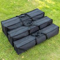 Neperšlampama lauko įrangos laikymo krepšys: Tinka markizės stulpams, sulankstomoms kėdėms ir ruloniniams stalams 60*16*15 cm; Black; 600D Oxford Cloth gray