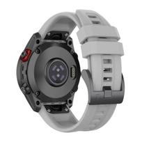 QuickFit 22mm 26mm Silicone Strap for Garmin Tactix 8 Fenix E 8 7X 7 6 6X/Epix Pro Gen 2 51mm 47mm/Enduro 3 Comfortable Correa Garmin instinct 2X pilka