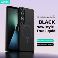 For Sony Xperia 1 VII 1 VI Case New for MagSafe Magnetic Luxury Liquid Silicone Comfortable Feel Built in Flocking Protect Cover Sony Xperia 1 V juoda