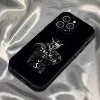 C-Cactus J-Jack Travis Scott Phone Case For iPhone 16,15,14,13,12,11,Pro,Max,Plus,X,XS,SE4,E,Mini,Soft Black Case iPhone14Plus