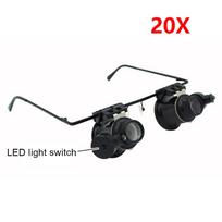 10X/15X/20X/25X LED Didinimo Akiniai Didinamoji Galvos Juosta Akiniai Skaitymui Juvelyrų Laikrodininko Remonto Įrankiai Didinamasis Stiklas