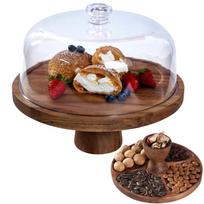 Versatile 30cm Serving Tray Durable Wood Construction For Catering 1