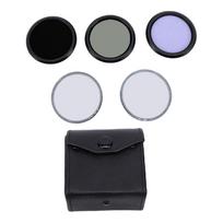 Lens Filter Kit Fit for ZV 1 RX100 M1 M2 M3 M4 M5 3 in 1 Design Magnetic CPL ND16 Anti Glare Filter Set for Photography gray