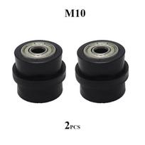 2pcs 8mm 10mm Motorcycle Chain Tensioner Motocross Wheel Guide Drive Roller Pulley ATV Moto Accessories Enduro Dirt Pitbike black
