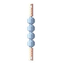 Foam Roller 4-Ball Massage Stick Deep Tissue Muscle gray