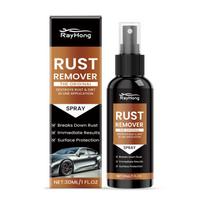Rust Remover Spray Powerful Metal Cleaner for Rust Treatments Multipurpose Wheel Hub Renewal Agents Kitchen Appliances,Car Care brown