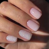 Manicure Press on Nails DIY French Fake Nails Wearable Square Head 2
