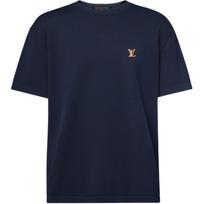 LOUIS VUITTON SS26 Marškinėliai Vyriški 1AK70W XL tamsiai mėlyna spalva