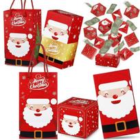 Surprise Jumping Box, Birthday Creative Gift Box, Christmas Bouncing Red Envelope Gift Box, Creative Gift Box, Party Decoration 20 bouncing boxes + gift boxes + gift bags raudona