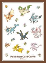 Pokemonų centras Originalus Pokemon kortų žaidimo denio apsaugas Eievui kolekcija