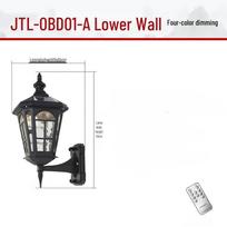 NuFeng Solar Vintage Outdoor Wall Lamp