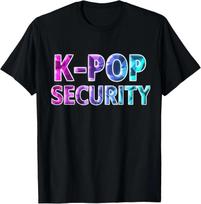 K-Pop Security Mom Dad Funny Halloween Costume T-Shirt 4XL blue