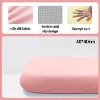 Thick Seat Cushion Ultra Soft Memory Foam Office Chair Pad Breathable Rebound Waist Cushion white