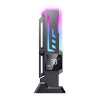 ARGB GPU Support Bracket With Magnetic Base And Temperature Display For Horizontal Mounting In PC Case juoda