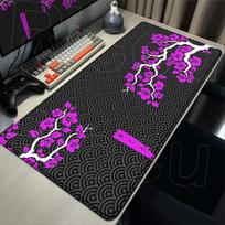 120x60cm Large Mouse Pad Sakura Gamer Mousepad XXXL Mouse Mat Pc Accessories Rubber Desk Mat Purple Cherry Blossom Keyboard Mats 30cmx60cm(11.8x23.6inch)