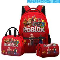 ROBLOX Kuprinė Vaikams Mokyklai Berniukams Mergaitėms Pietų Dėžutė Pieštukinė Rinkinys 3 viename Didelės Talpos Atspari Vandeniui Dovanos