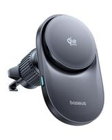 Automobilinis magnetinis laikiklis telefonams su belaidžiu Qi2.2 įkrovimu 25W PrimeTrip VC2 Pro, juodas