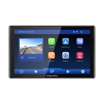 9 colių Android Auto Apple Carplay multimedijos stotelė su vaizdo registratoriumi (DVR) ir Kruger&Matz galinio vaizdo kamera