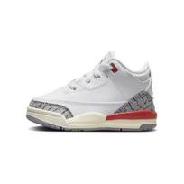 Air Jordan 3 Retro TD Georgia Peach Kūdikio sportbačiai Balti Cosmic-Clay Sail FQ9175-121 23.5