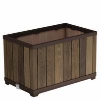 Keter Gėlių vazonas 29213624533 45.5 x 76 x 45.5cm, 6.70kg, DecoCoat™, laistymo sistema, vandens lygio indikatorius, Brown